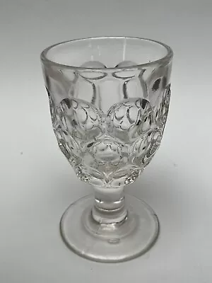 Buy #1 19th C Antique Moulded Beer Glass 5.5” Rummer Pub Drinking 3-Part Mould C1880 • 16£