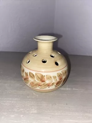 Buy Vintage Jersey Pottery Posy Vase 9.5cm Height. 8cm Width.  1970s • 1.99£