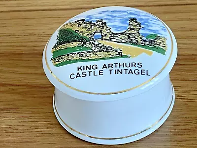 Buy King Arthurs Castle Tintagel Pill Box G W Potteries Bone China • 15.70£