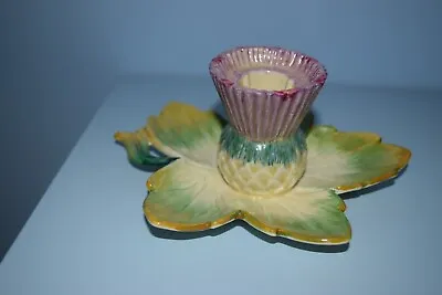 Buy An Exceptionally Rare Clarice Cliff Candle Holder  Maple Leaf & Thistle  1935 • 145£