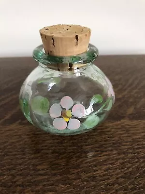 Buy Small Hand Painted Glass Pot • 2.50£