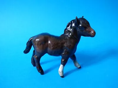 Buy Collectable Beswick Farm Countryside Brown Bay Shetland Pony Horse Foal A/f • 21.99£