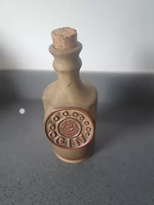 Buy 1970's Tremar Cornish Pottery Stoneware Gin Bottle. Unused. • 4£