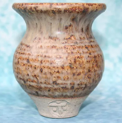 Buy Studio Pottery Stoneware Posy Vase Stamp Mark For Pottery T 3 Dots Bruce Taylor? • 12.95£