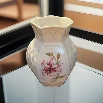 Buy Belleek Country Trellis Vase, 4.25  • 17.74£