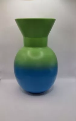 Buy Park Rose Bridlington Large Studio Pottery Vase In Vibrant Green And Blue Glaze • 34.99£