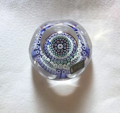 Buy Stunning 1976 Whitefriars Millefiori Glass Paperweight. Label + Monk Date Cane • 59£