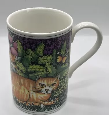 Buy DUNOON Fine Bone China Moggies CAT MUG Flowers Ruth Boden Scotland • 15£