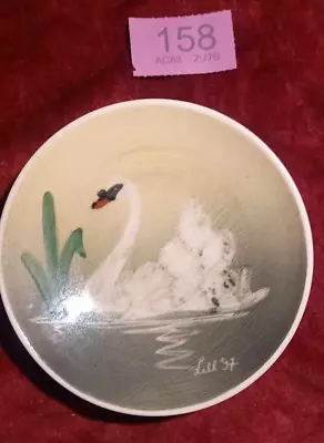 Buy JO IOW Pottery Freshwater Isle Of Wight 1997 Dish 12cm Plate Swan • 12.99£