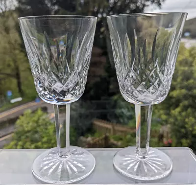 Buy X 2 Waterford Lismore Port/ Small Wine Glasses ~ 140mm  High ~ Signed • 24.99£