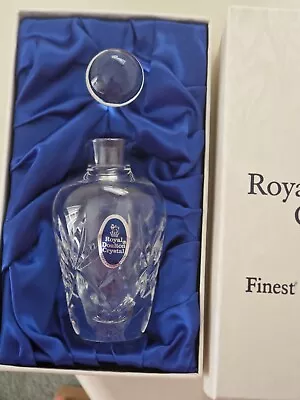 Buy Royal Doulton Crystal Bottle And Stopper Boxed • 18£