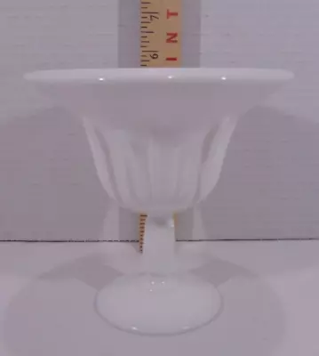 Buy Vintage Fenton Cactus Milk Glass Footed Compote/Vase MCM • 11.18£