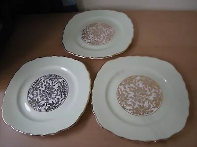 Buy Three X Vintage  Royal Vale  Bone China Square Tea Plates. • 6.99£