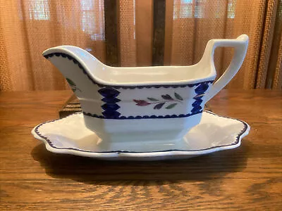 Buy ADAMS China LANCASTER Gravy Boat With Attached Underplate • 23.29£