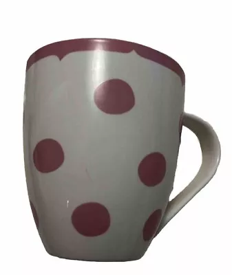 Buy Cath Kidston Pink Polka Dot Crush Mug Queens Fine China • 19.99£