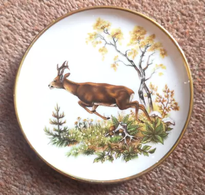 Buy Vintage Kaiser Leaping Stag. Deer.  Small  Trinket Dish.West Germany Ceramic • 6.99£