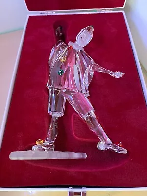 Buy Swarovski  Masquerade  Pierrot 1999 Crystal Figurine - Boxed • 50£