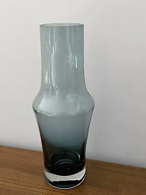 Buy Riihimaki Riihimaen Lasi Oy  Vase Tamara Aladin  70s Finland MCM Glass 25cm • 35£