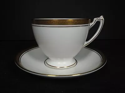 Buy Coalport Bone China Tea Cup & Saucer - Elite Gold • 11.99£