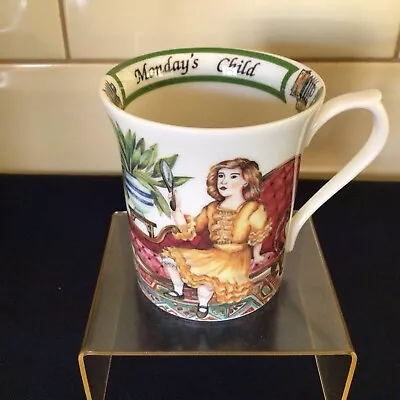 Buy Queen’s - English Fine Bone China - Mug - Birthday Week - MONDAY’S CHILD. • 6.50£