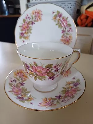 Buy Vintage Colclough Wayside Honeysuckle Trio Cup Saucer Tea Plate Very Good  Cond • 5.50£