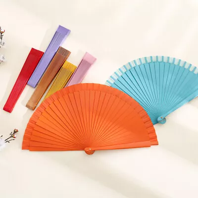 Buy Spanish Dance Performance Wooden Fans Wedding Clothing Accessories Folding Fan • 4.75£