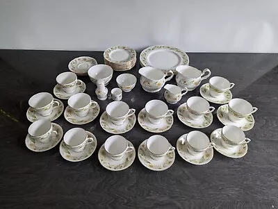 Buy Duchess Greensleeves Bone China 348 Collection 54 Pieces • 60£