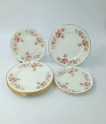 Buy Duchess Bone China June Bouquet 5 Bread Plates _ 2 Saucers • 14.89£