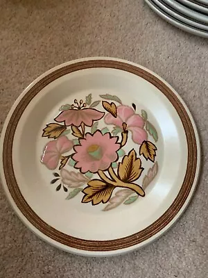 Buy Vintage Denby Stoneware Dinner Plate With Flower Design • 30£