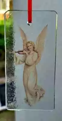 Buy Angel - Suncatcher Hanging Stained Glass Kiln Fired Piece Angels Gift Decoration • 20£