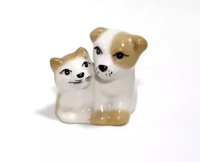 Buy Vintage 2002 Szeiler Kitten Cat & Puppy Dog Figurine / Statue / Ornament • 11.95£