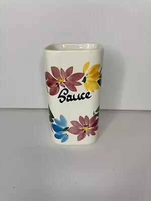 Buy Vintage Toni Raymond Ceramic Sauce Pot. Floral Design. VGC.  • 5£