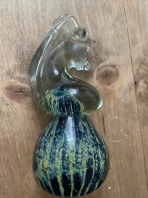 Buy Mdina Sea Horse Shaped Paperweight - Signed • 3£