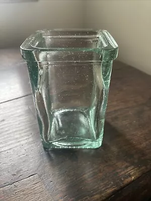 Buy Albi Glass Spain Heavy Green Recycled Glass Votive Candle Holder • 9.99£