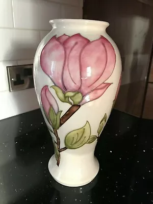 Buy Walter Moorcroft V Large Vase 12 Inches Tall Magnolia On Cream Background Mint • 345£