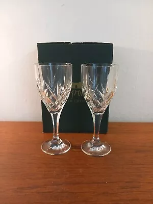 Buy Waterford Crystal Tyrone Waterloo Champagne Glasses X2. 20CMS TALL  • 45£