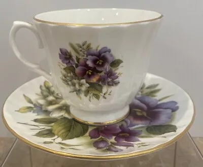 Buy Duchess Fine Bone China Floral Teacup And Saucer Set • 20.50£