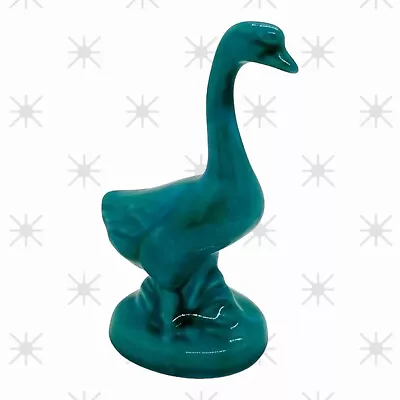 Buy Anglia Pottery England Blue Art Deco Style Goose Figure Ornament AP175 • 9.95£