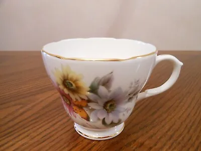 Buy Vintage DUCHESS Bone China England Floral Pattern #387 Footed Tea Cup • 4.19£