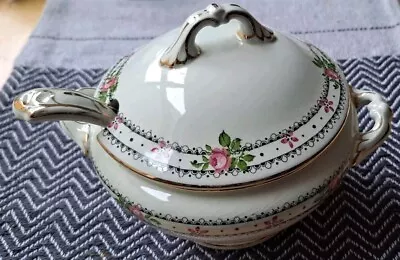 Buy Delightful Antique Wedgwood Small Sauce Pot Terrine With Original China Ladle • 17.50£
