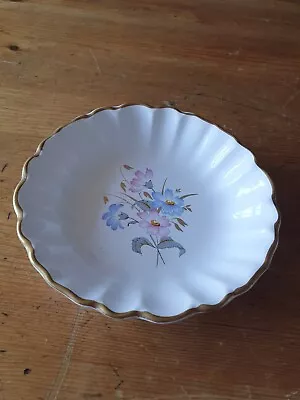 Buy Crown Devon White Small Trinket Dish Flowers • 7£