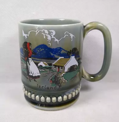 Buy Vintage Wade Irish Porcelain Mug  TAKING FIREWOOD HOME TO COTTAGE   Ht 11cm • 10.95£
