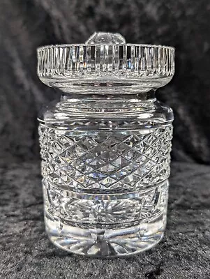 Buy Vintage Waterford Crystal Hand Cut Preserve Pot Lidded Jar 10.5cm In Height • 39.99£