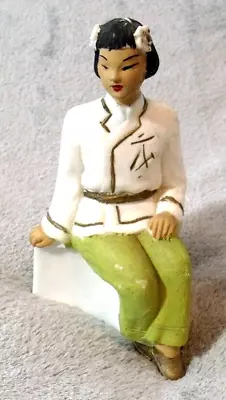 Buy Asian Antique Mandarin Lady Parian Ware Figurine 6 In • 24.36£