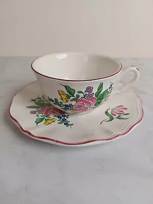 Buy KG Luneville France Old Strasbourg Cup And Saucer • 12.50£