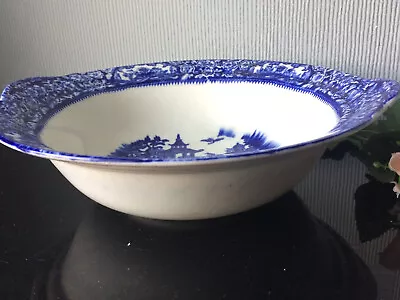 Buy Olde Alton Ware Soup Tureen Bowl Blue & White Pottery Oriental Pasta Dish NO LID • 9.99£