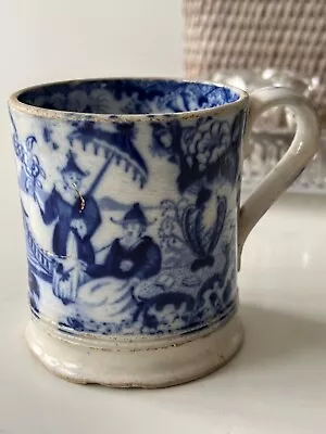 Buy *UK Buyers Only* Antique English Pearlware  Blue And White Cup • 10£