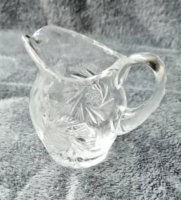 Buy Thomas Webb Crystal Cut Glass Jug 15cm High (Milk, Water) • 8.99£