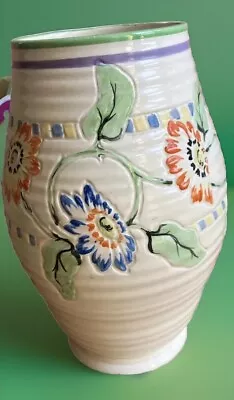 Buy A BEAUTIFUL ROYAL WINTON Hand Painted Art, Deco Vase Floral 8 1/2 “ Quality • 10.95£