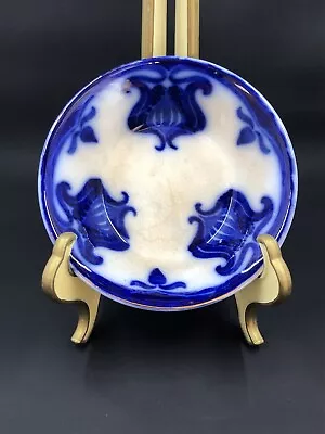 Buy Antique Wedgwood Poppy Flow Blue Berry Bowl 4 7/8” Imperial Porcelain • 19.61£